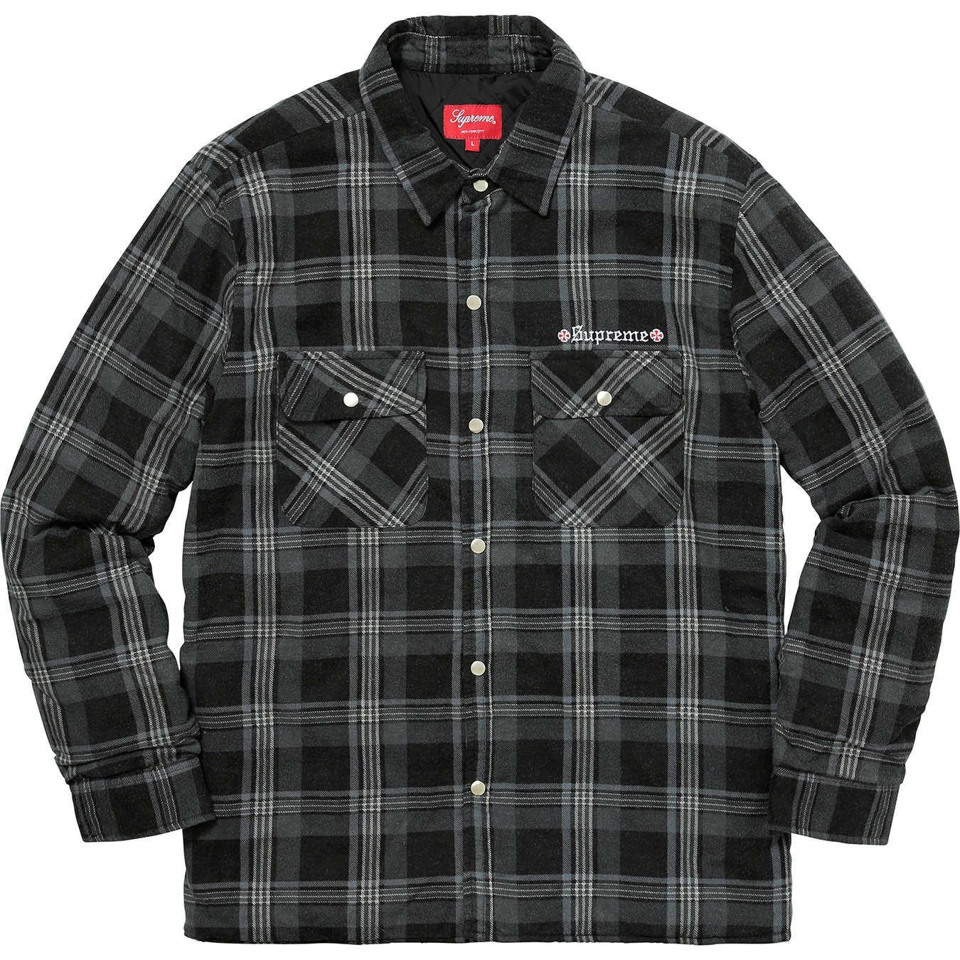 Supreme®/Independent® Quilted Flannel Shirt view 9